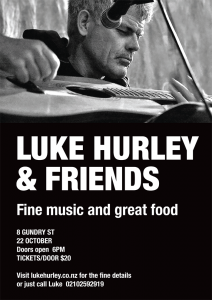Luke Hurley & Friends 22 Oct